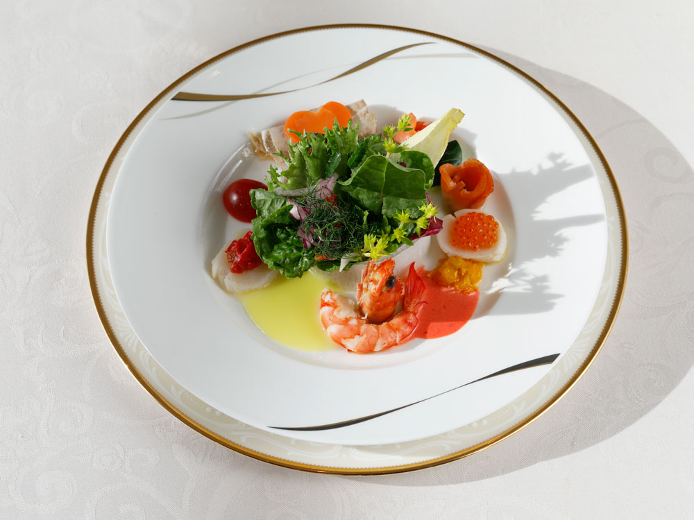 結婚式の料理：前菜